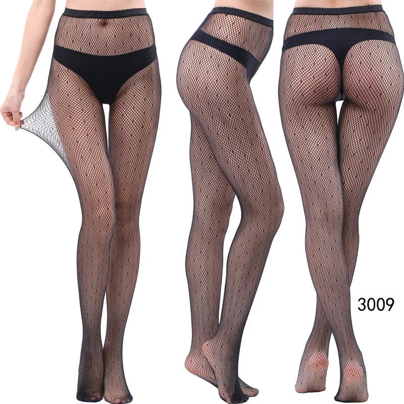 Women’s Sheer Geometric Pattern Tights