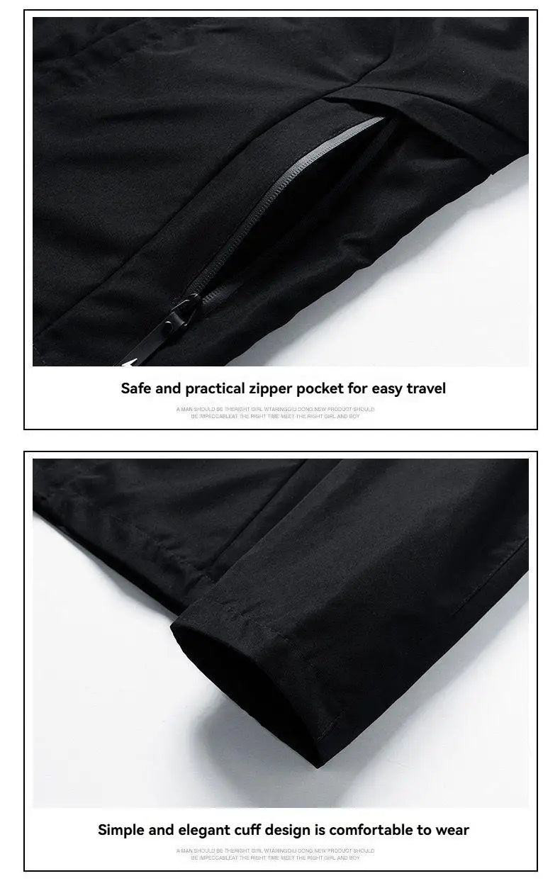 Men's Hooded Softshell Outdoor Jacket