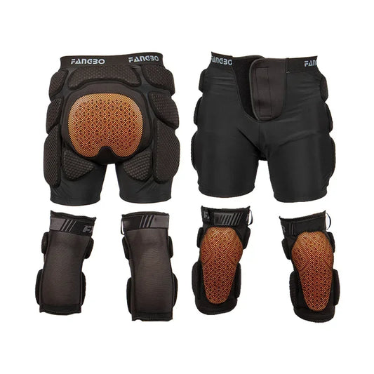 Adjustable Padded Hip & Knee Protection Shorts