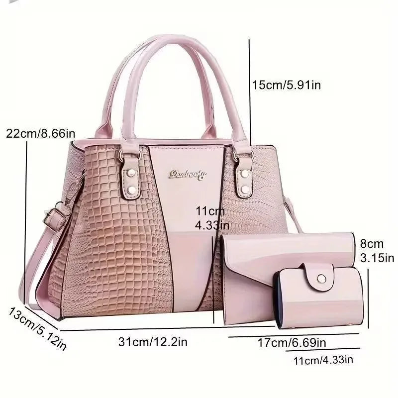 Women’s Faux Leather Serpentine Shoulder Bag
