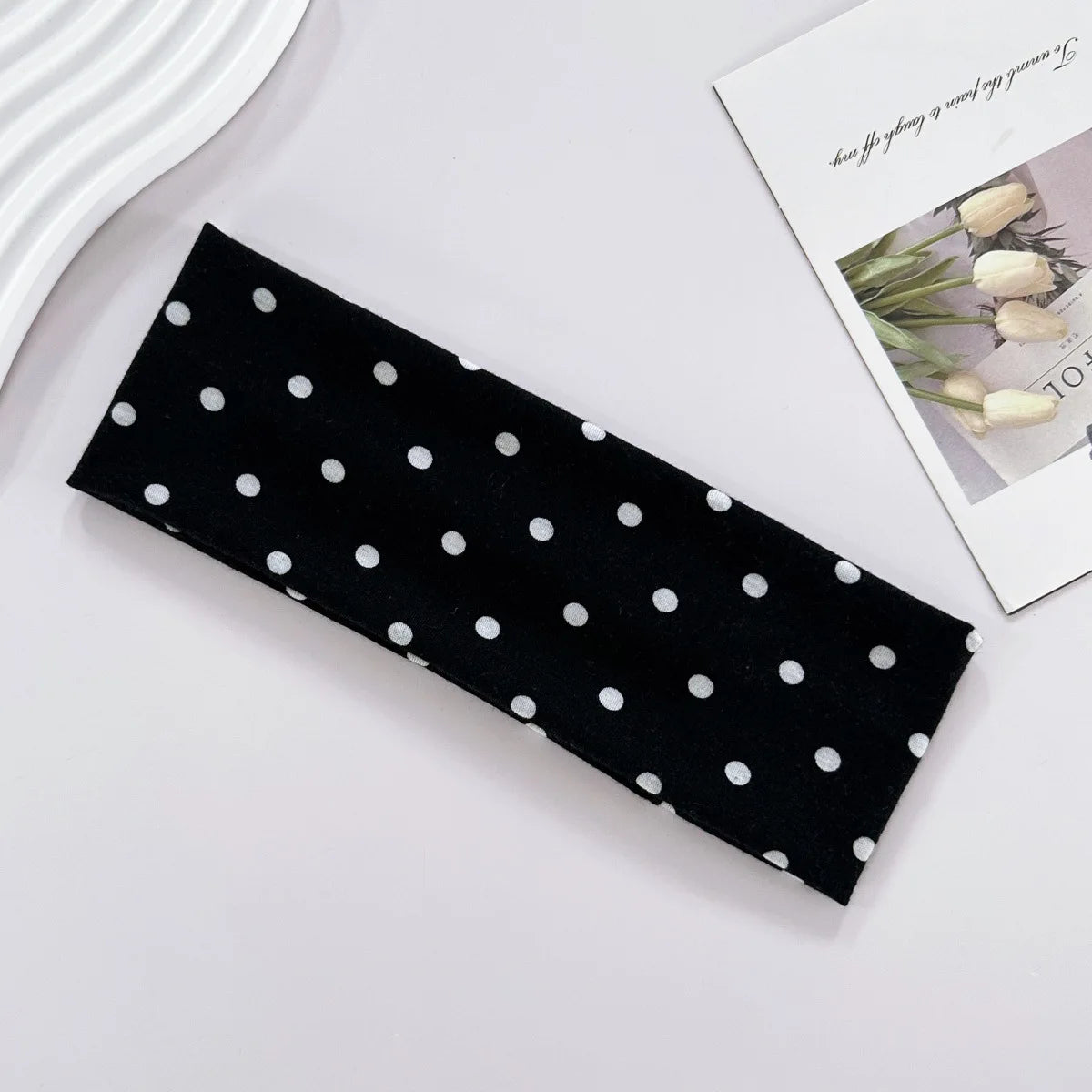 Women’s Y2K Retro Dot Stretch Headband