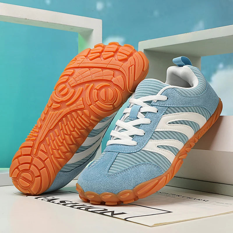 2026 Men's And Women's Toe Shoes Multifunctional Soft Sole Wide Last Shoes Walking Shoes Breathable Barefoot Casual Sports Shoes