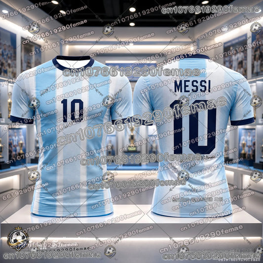 Messi Football Fan Jersey – Quick-Dry Sports Shirt