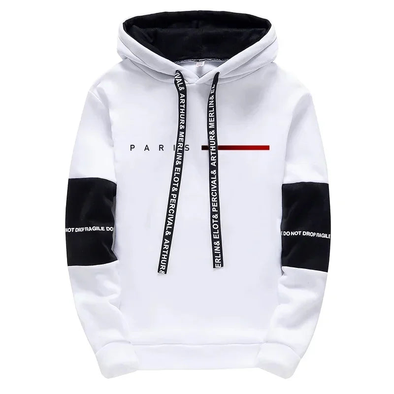 2026 Men’s Casual Pullover Hoodie