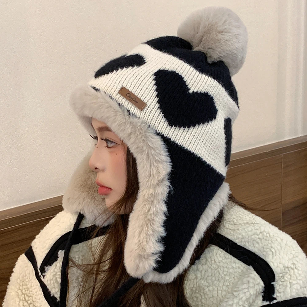 Women's Cute Pompom Winter Beanie