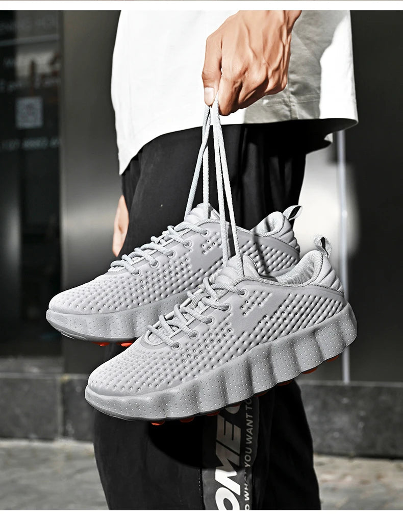 Men’s Breathable Platform Running Sneakers