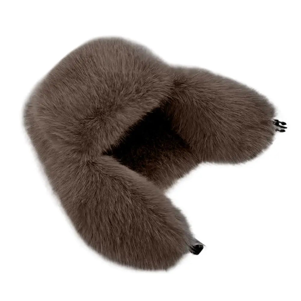 Unisex Faux Fur Winter Bomber Hat