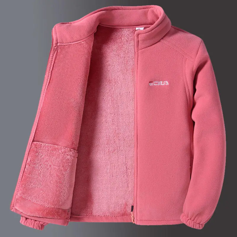 Women's Cozy Embroidered Fleece Jacket