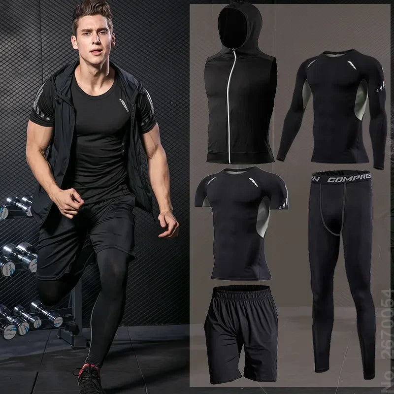 Men’s Compression Training Sports Set