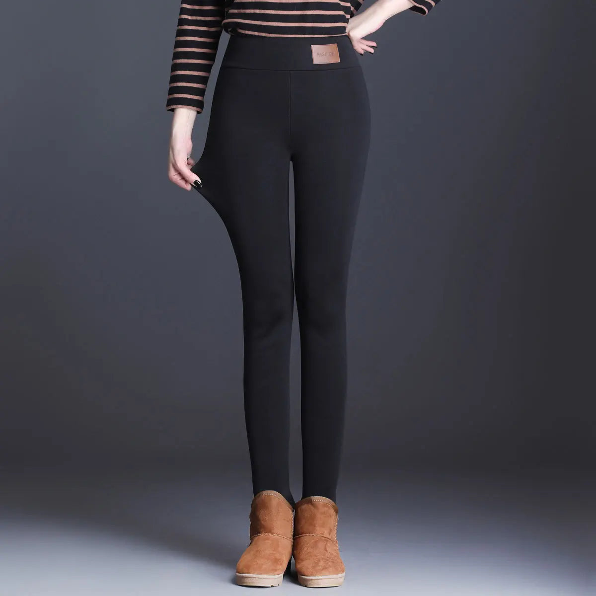 Women's Cozy Lamb Fleece Thermal Leggings