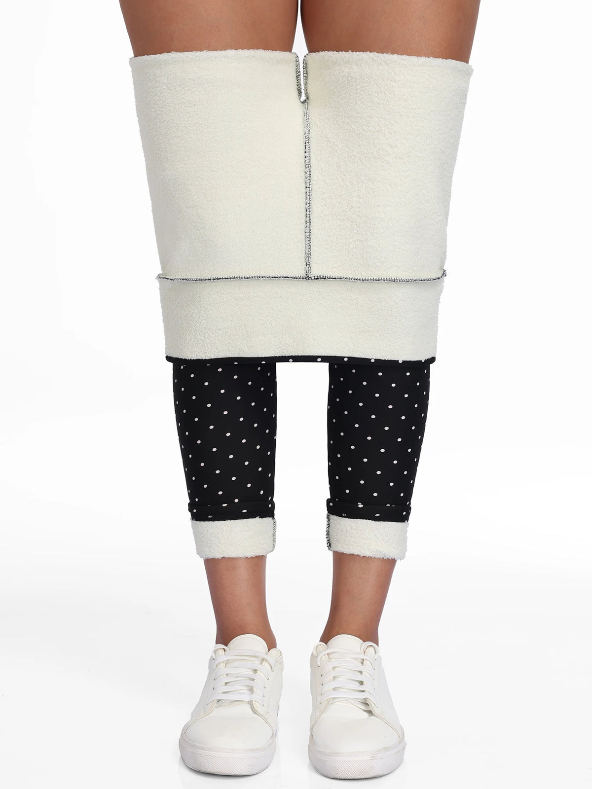 Women's High-Waisted Fleece-Lined Leggings