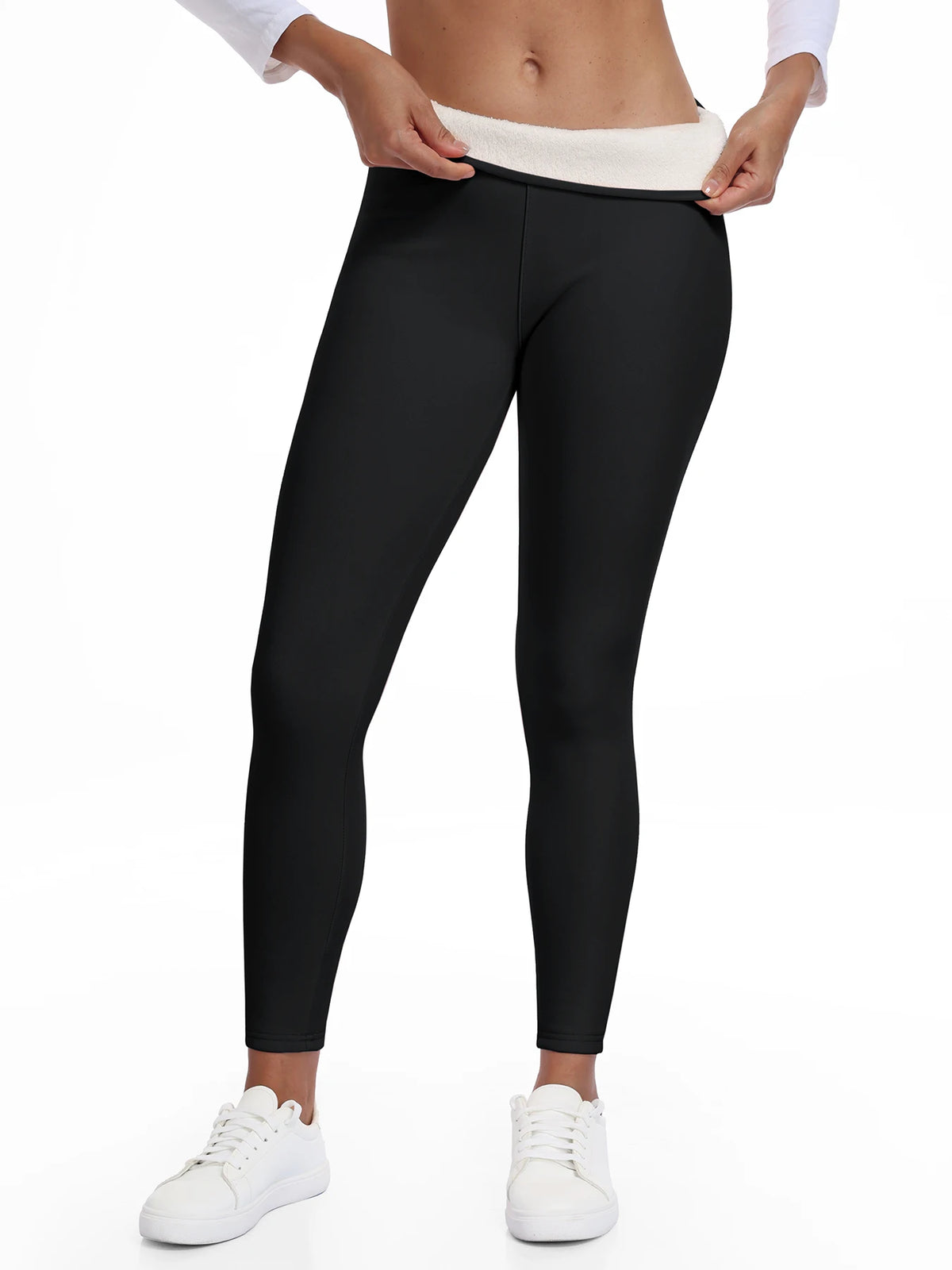 Women's High-Waisted Fleece-Lined Leggings