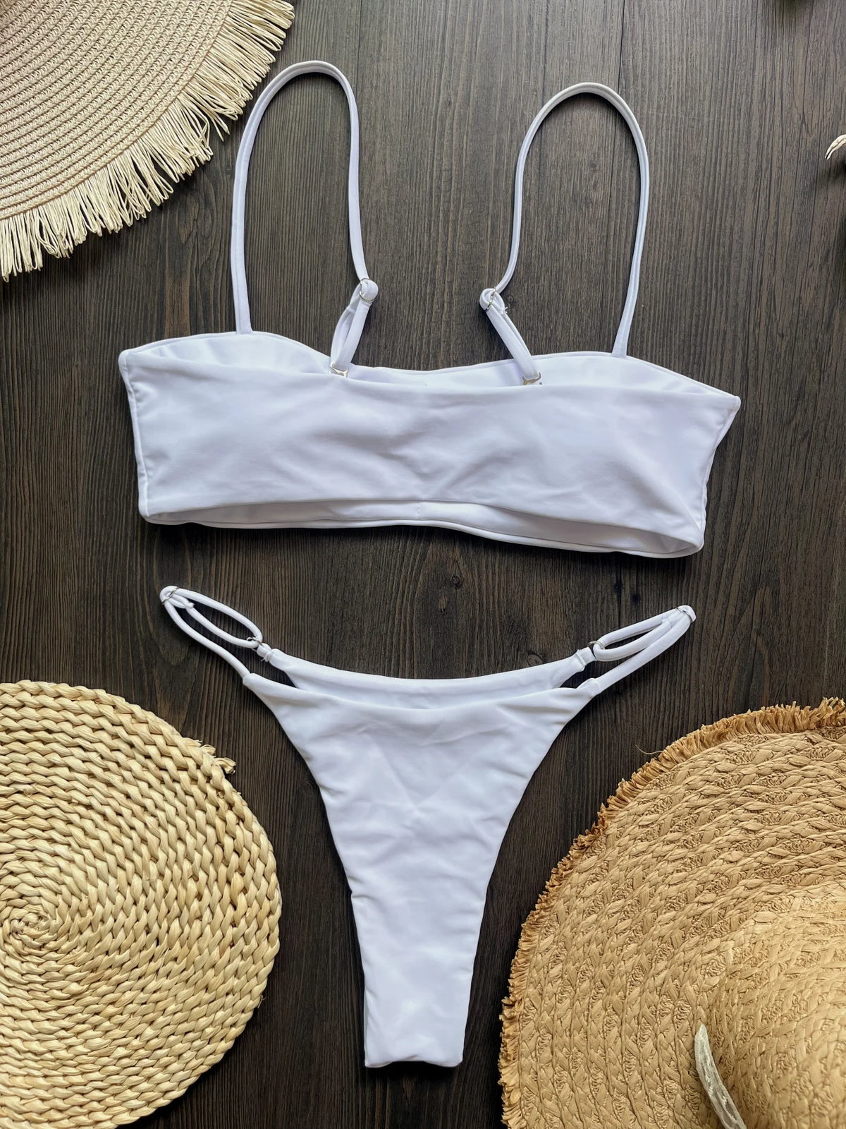 2025 Diamond Bikini Sexy Women Swimsuit Bandeau Biquini Push Up Swimwear Female Shiny Bathing Suits Floral Bodysuit Beachwear