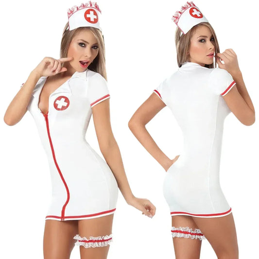 Women’s Nurse-Inspired Lingerie Costume