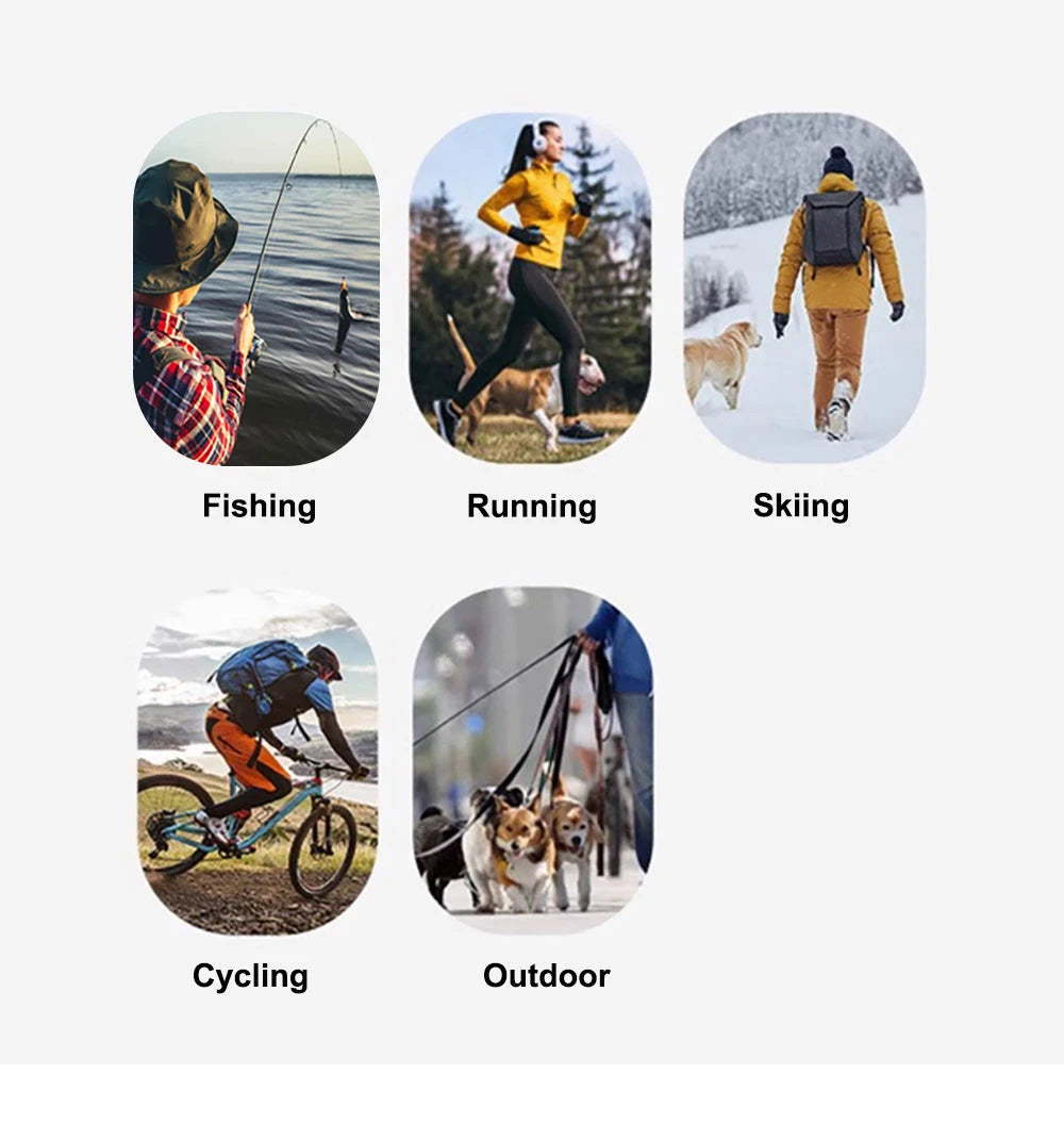 New Winter Buckle Cycling Gloves Unisex Windproof Touch Screen Warm Gloves Men's Women's Outdoor Sports Running Skiing Gloves