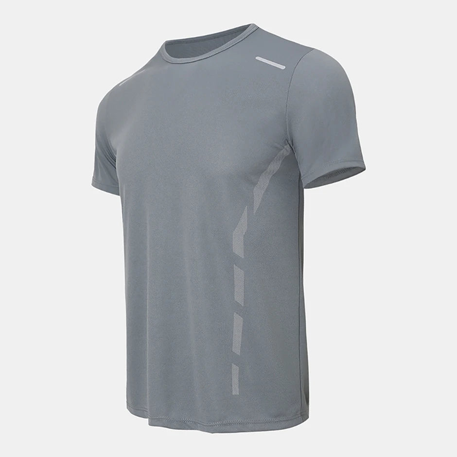 Men’s Quick-Dry Printed Sports T-Shirt