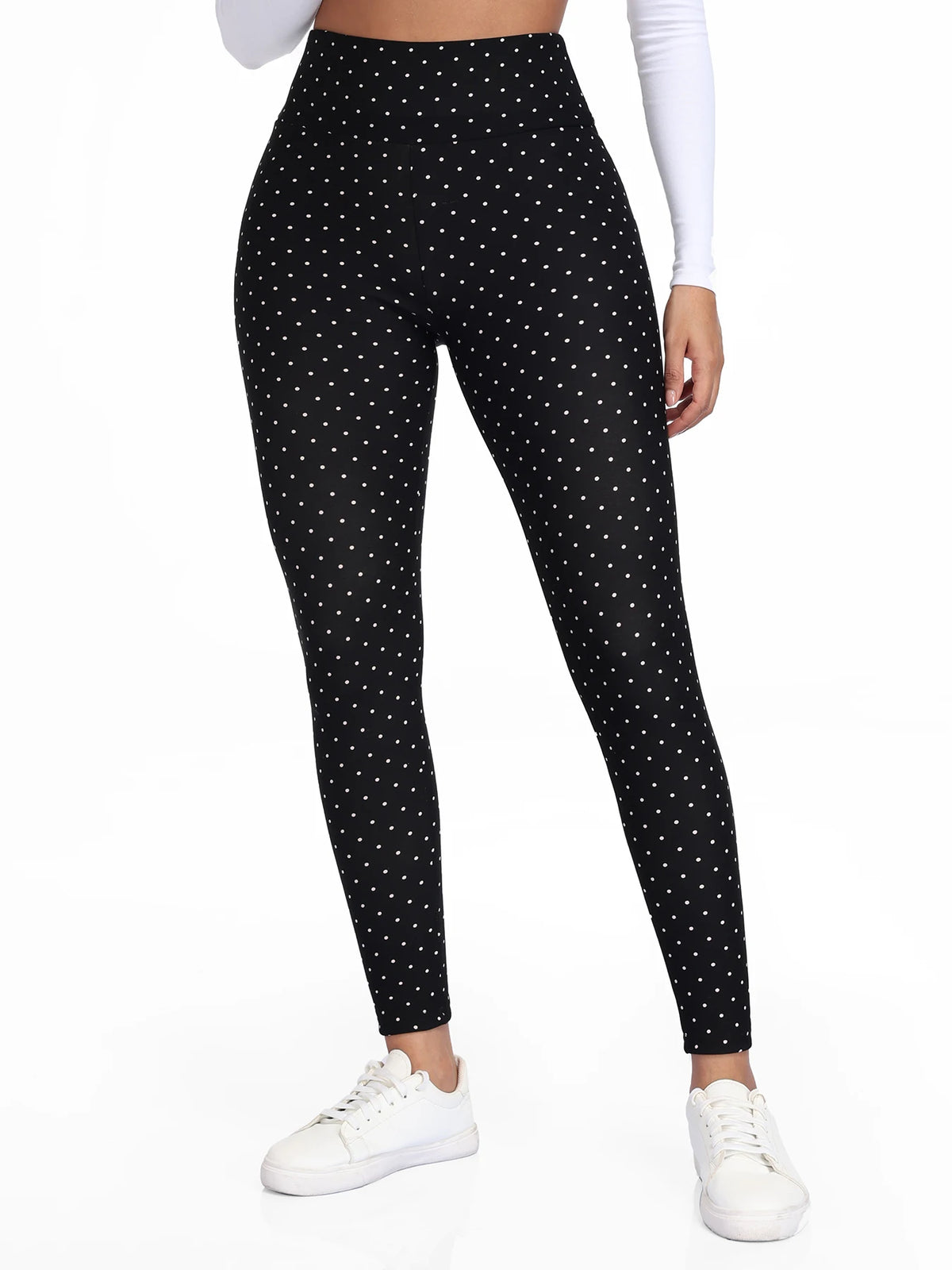 Women's High-Waisted Fleece-Lined Leggings