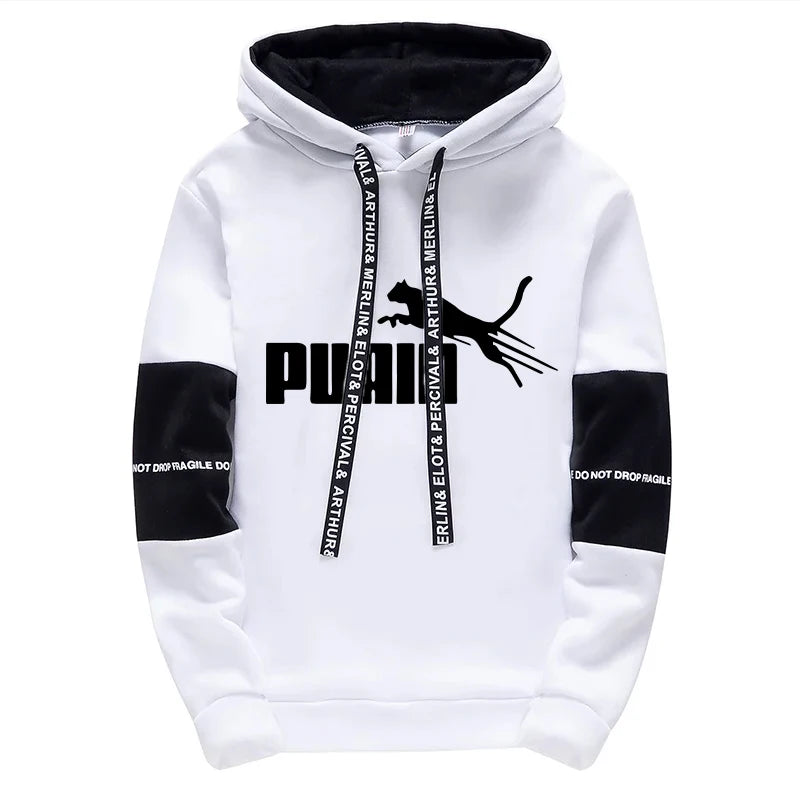 Men's Casual Hoodie & Joggers Tracksuit Set