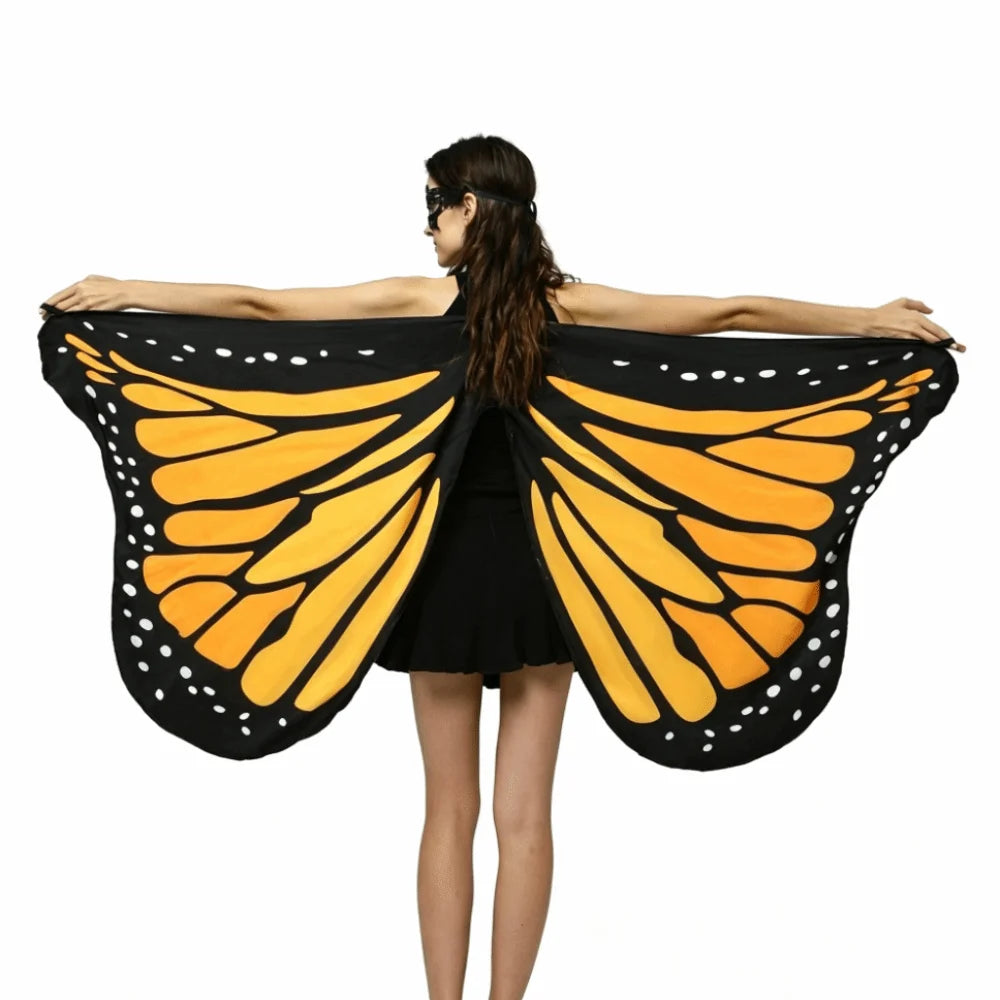 Rainbow Butterfly Fairy Wing Cape