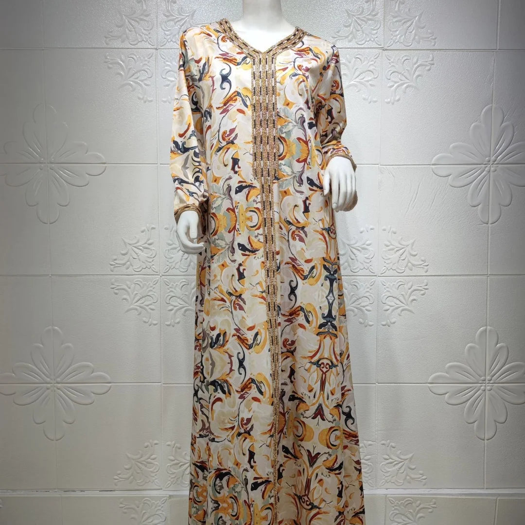 Abaya Dress for Women Dubai Turkey Luxury African Muslim Fashion Dress 2024 New Style Fashion Boubou Robe Oman Arabic Ramadan
