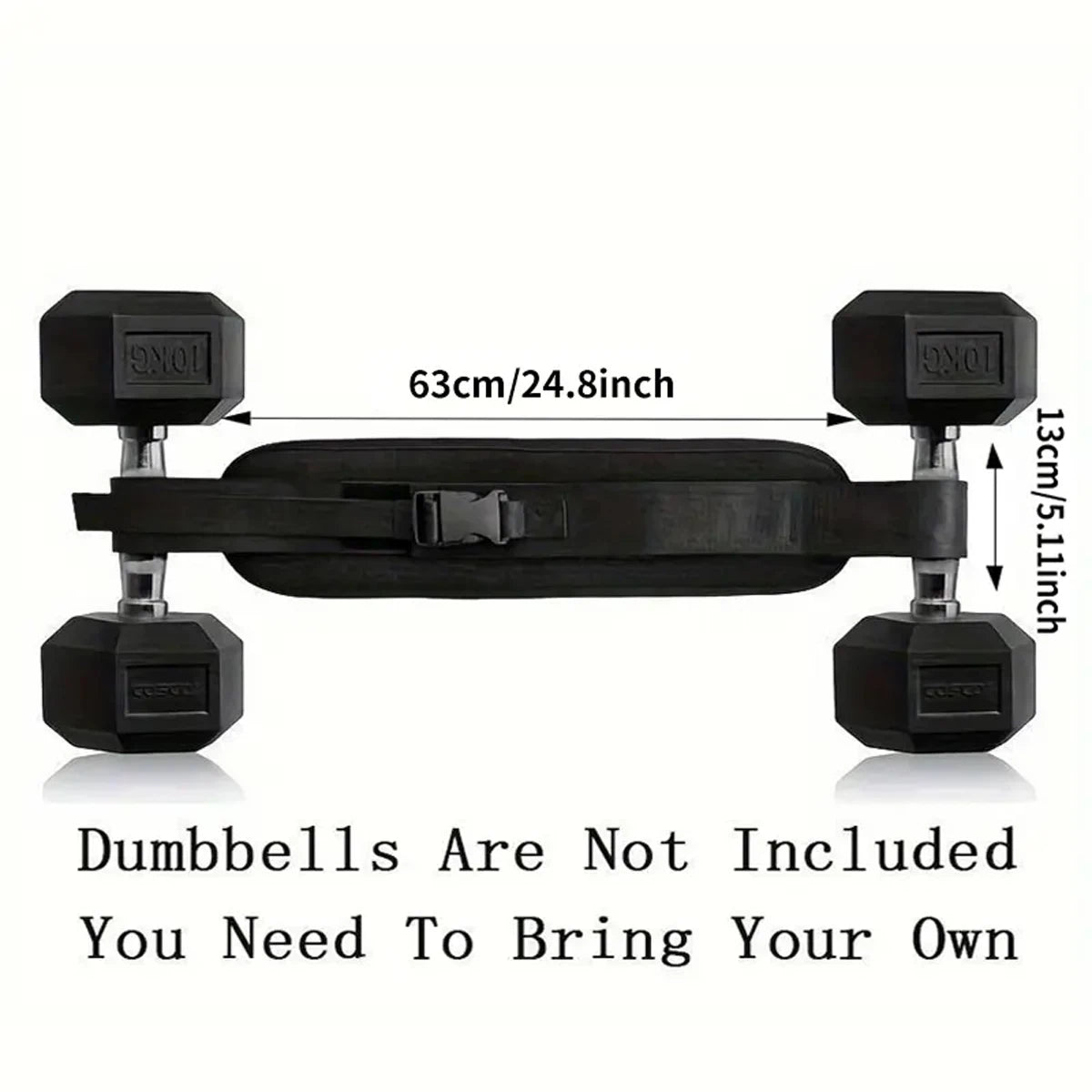 Adjustable Weighted Waist & Hip Training Belt – Home Gym Fitness Equipment for Dumbbell Workouts, Glute Exercises & Lower Body Strength Training
