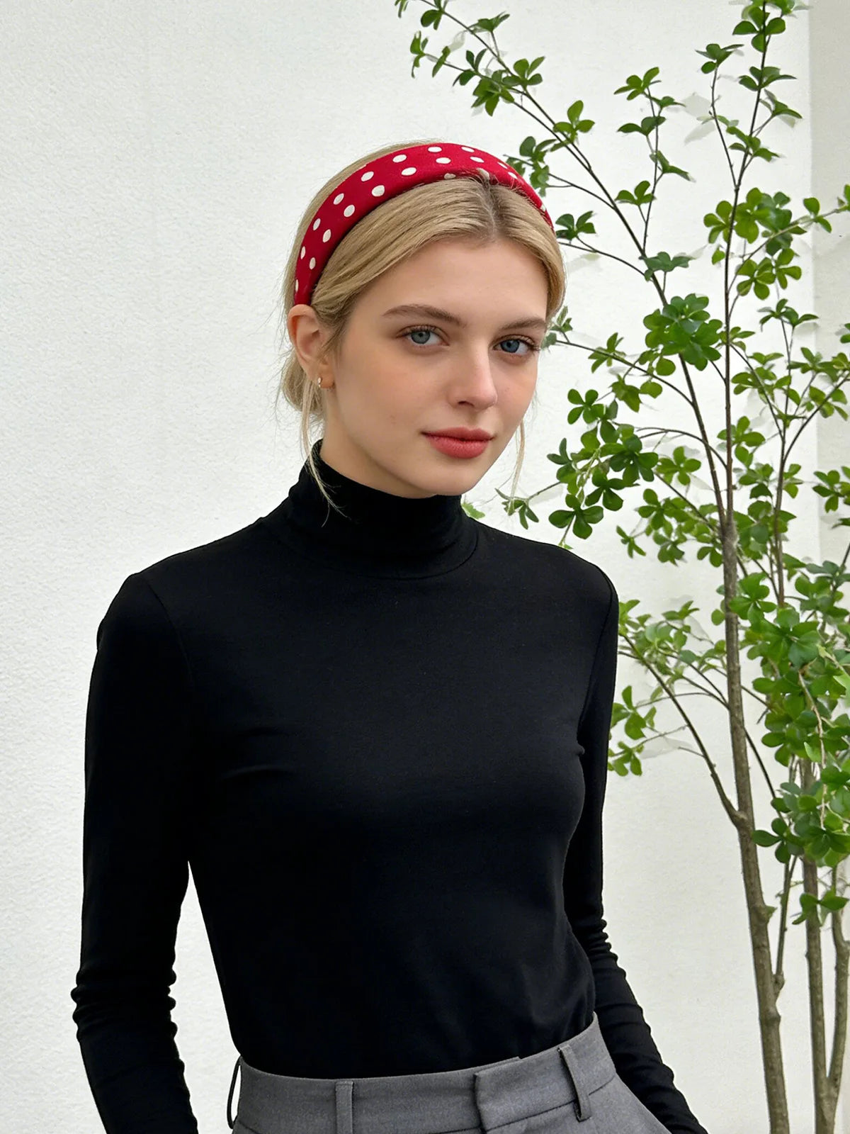 Women’s Y2K Retro Dot Stretch Headband