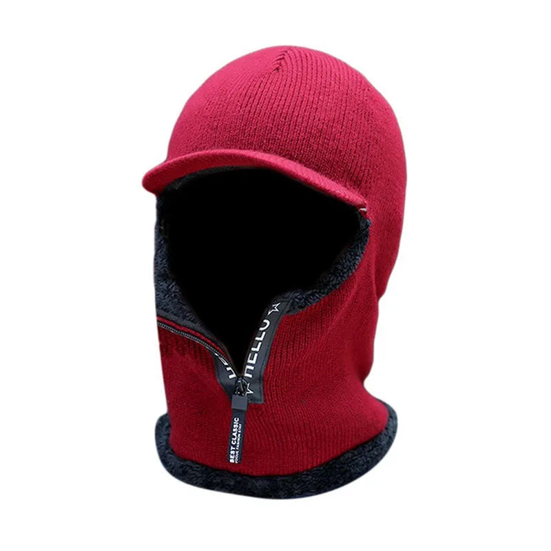 Unisex Winter Wool Blend Earflap Hat