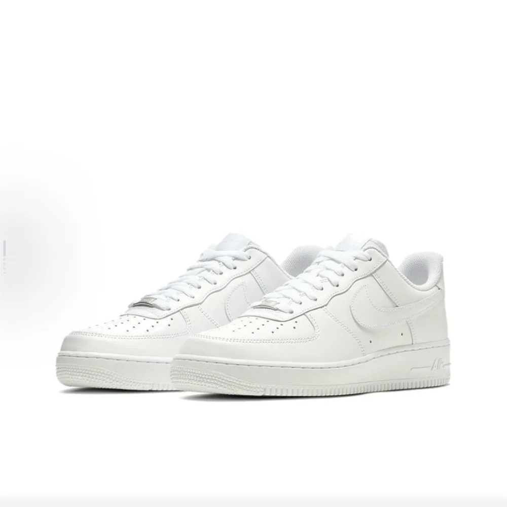 Nike Air Force 1 AF1 All-White Low-Top Sneakers – CW2288-111