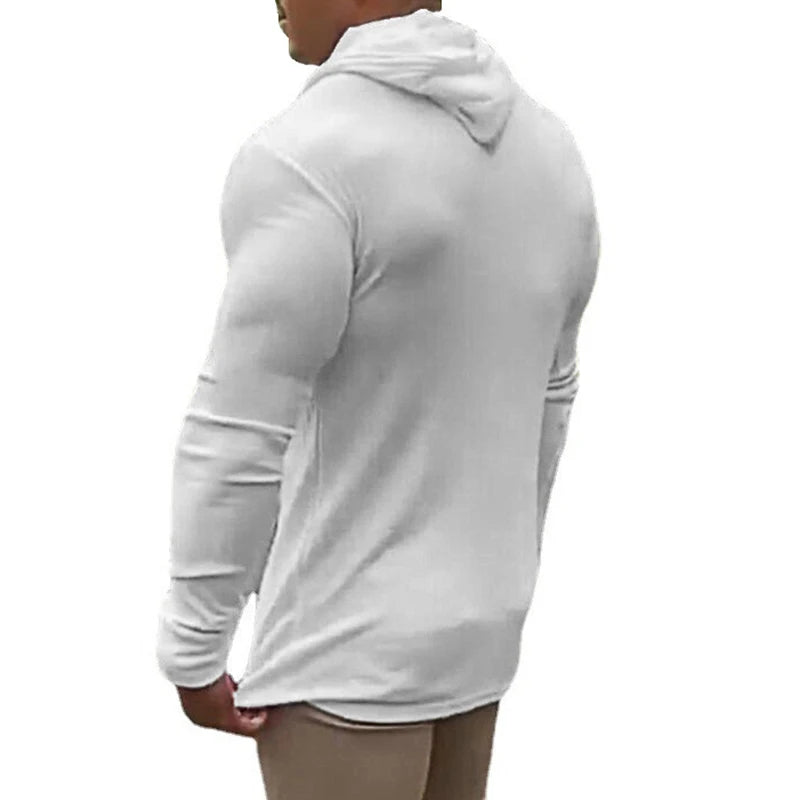 Men’s Ribbed Hooded Training Pullover