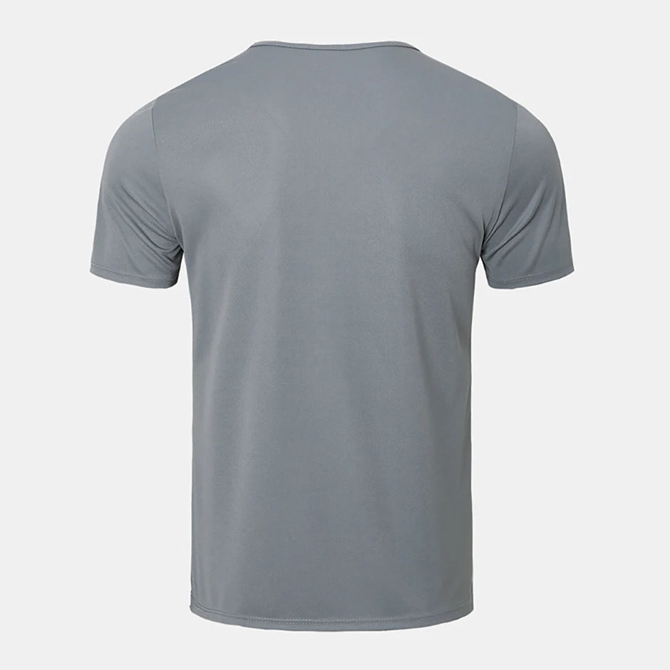Men’s Quick-Dry Printed Sports T-Shirt