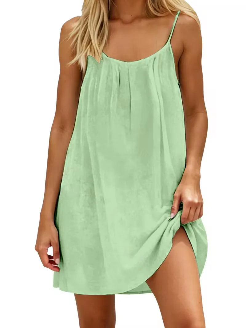 Women’s Loose Backless Slip Dress