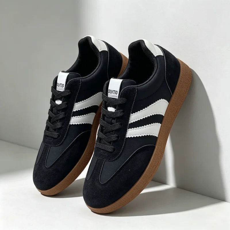 Men’s & Women’s Classic Retro Training Sneakers – Thick-Sole Lace-Up Casual Running Shoes for Everyday Comfort