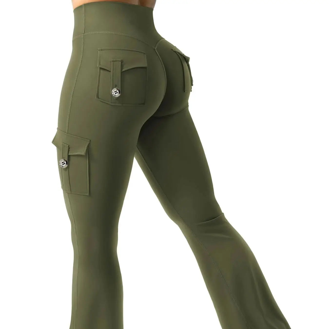 Women’s High-Waisted Flare Fitness Pants
