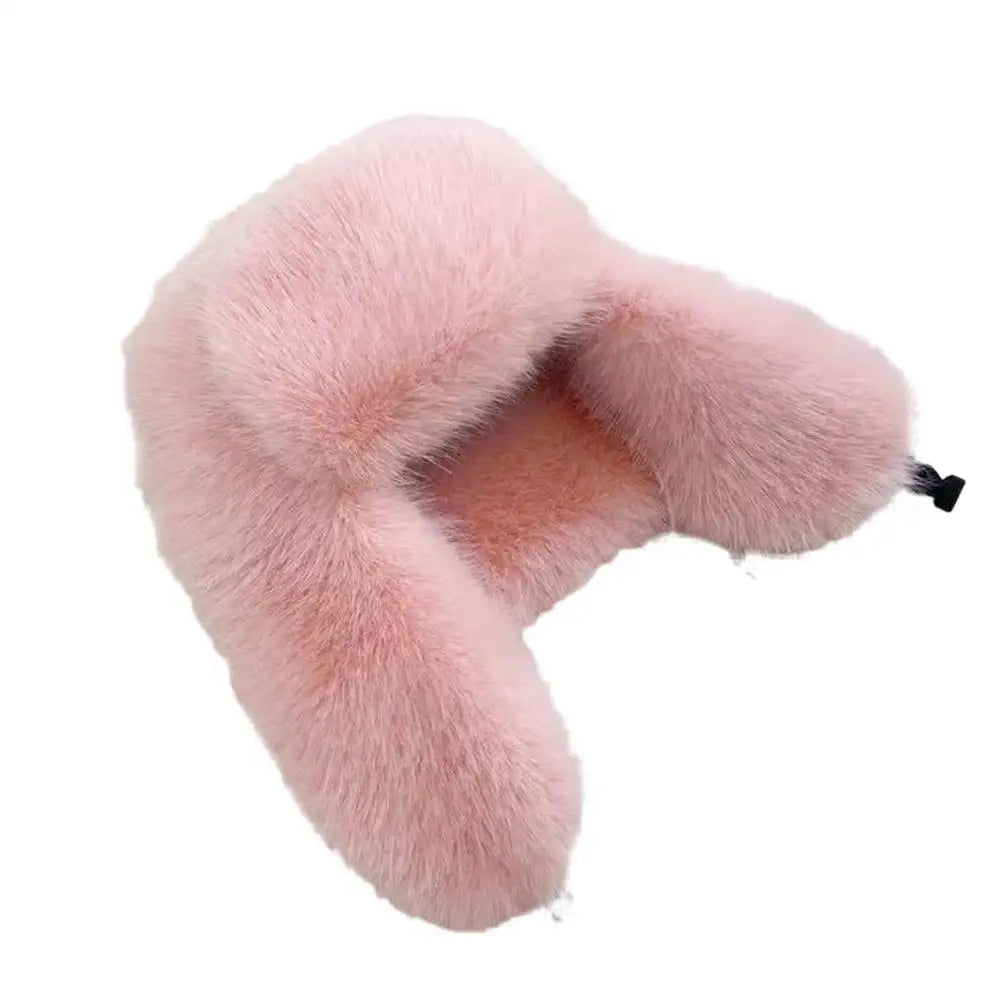 Unisex Faux Fur Winter Bomber Hat