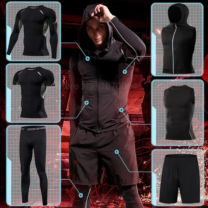 Men’s Compression Training Sports Set