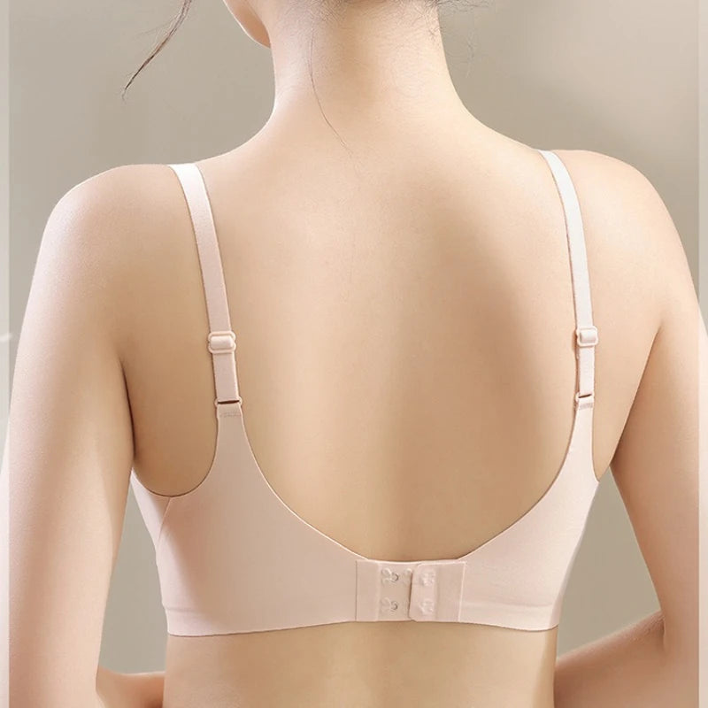 Comfortable Women's Everyday Bra Lifting Thin No Steel Ring Seamless Underwear Prevent Side Breast Collection Sagging Bras