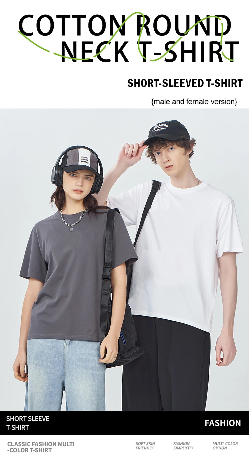 Customized LOGO Picture Men's Cotton T-Shirt Summer Colour Loose Short Sleeves Comfortable Fashion T Shirts Unisex O-Neck DIY Te