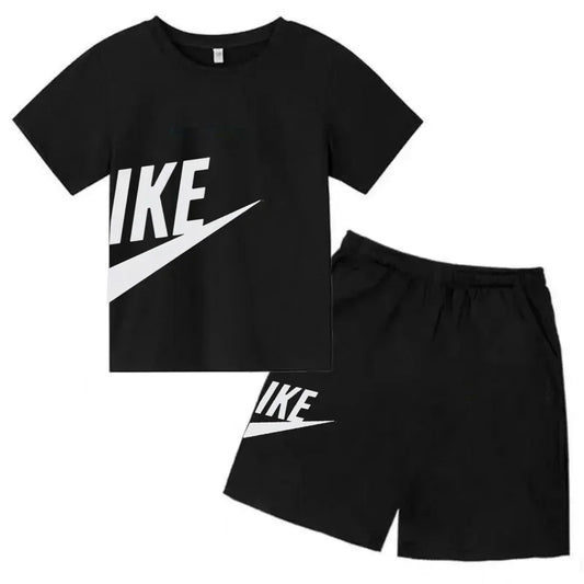 Kids’ Luxury Print T-Shirt & Shorts Set