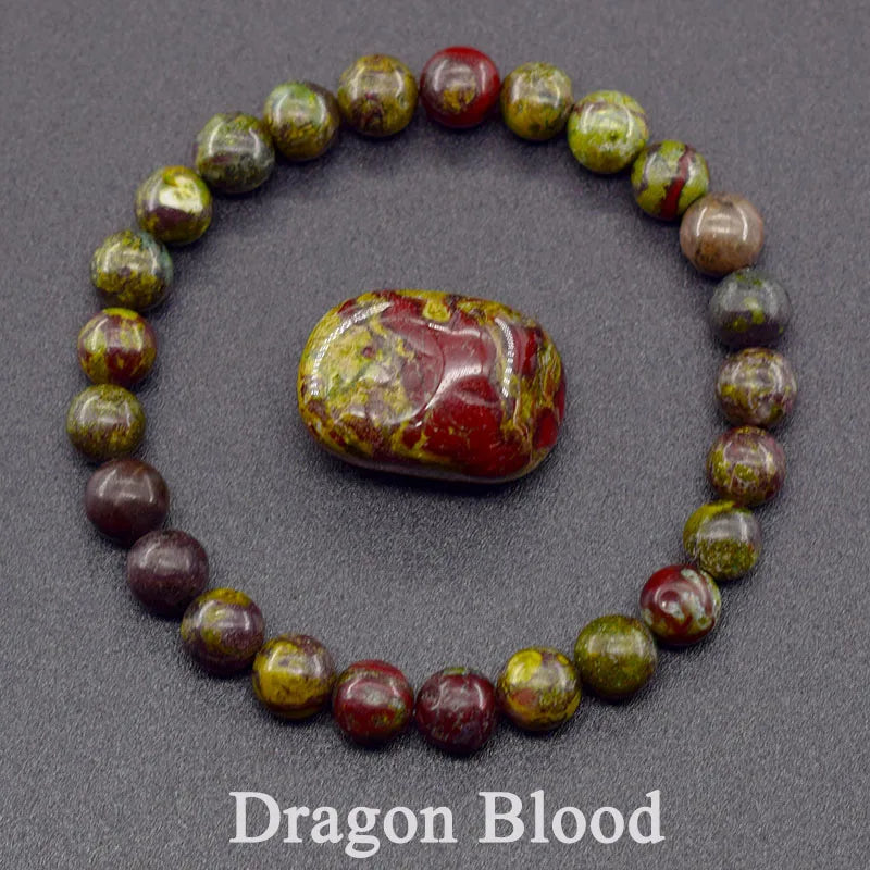 Indian Agate Bead Bracelet for Women – Natural Colorful Crystal Stone Strand Bracelet, Energy-Inspired Yoga Jewelry Gift