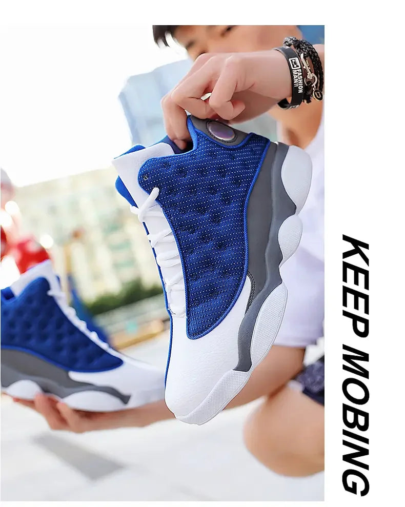 Unisex High-Top Basketball Training Shoes.