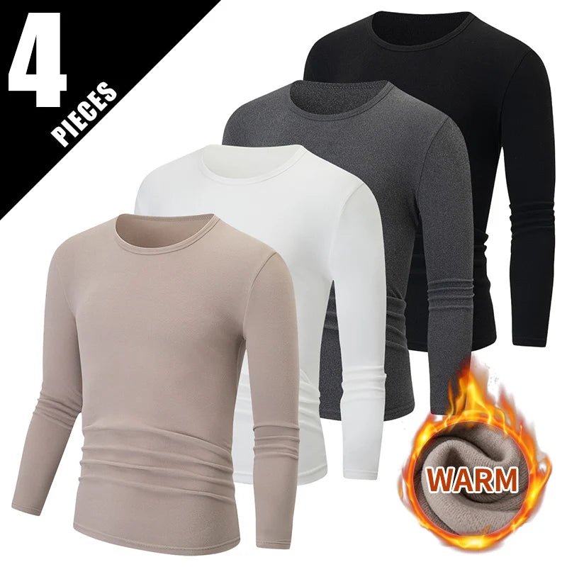 Men's Stretch Thermal Long Sleeve Base Layer