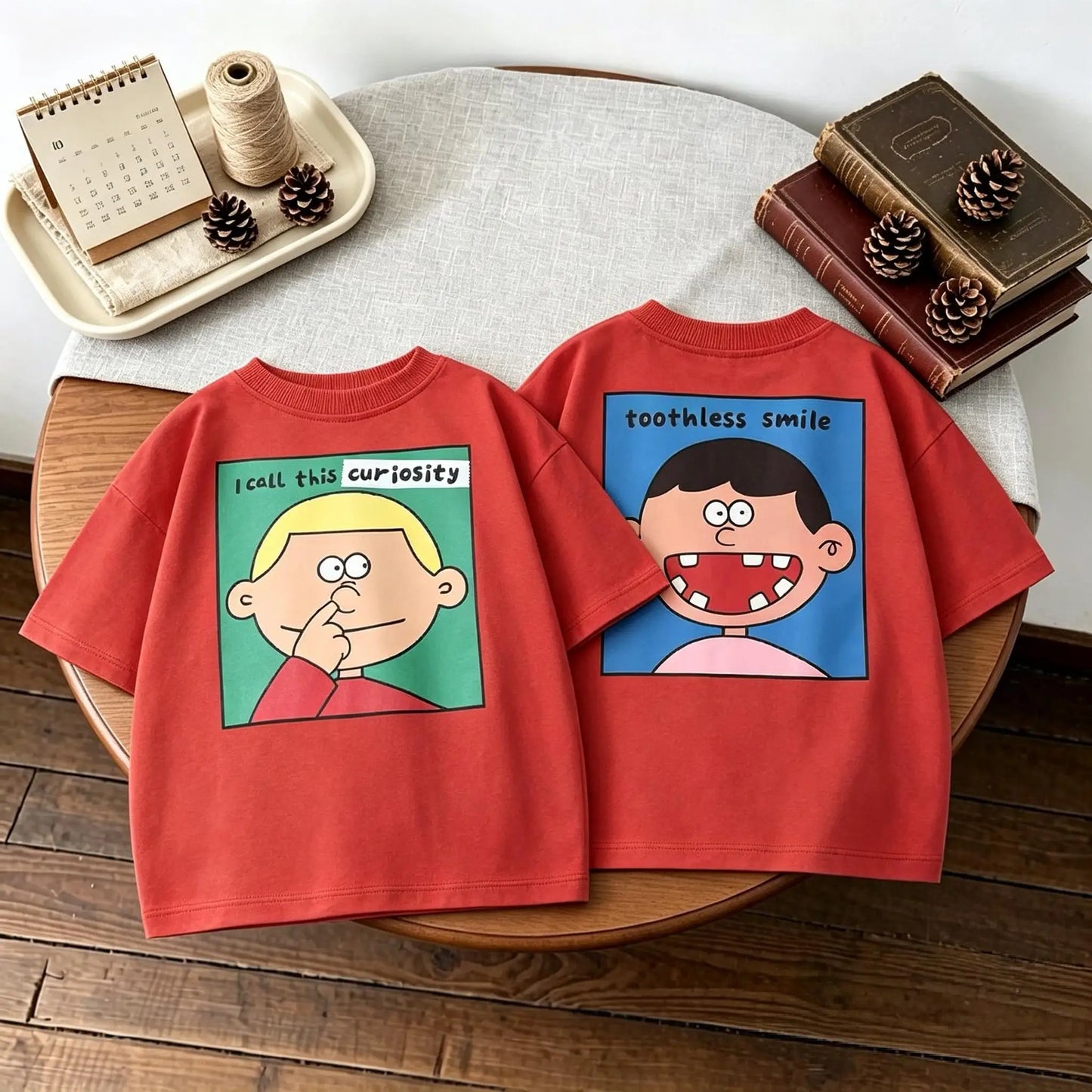 Kids’ Double-Sided Print Summer T-Shirt