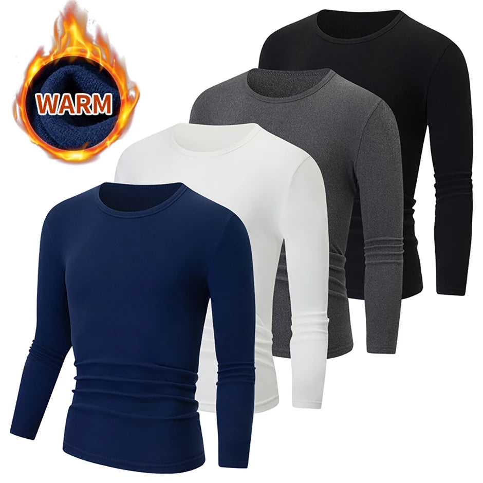Men's Stretch Thermal Long Sleeve Base Layer