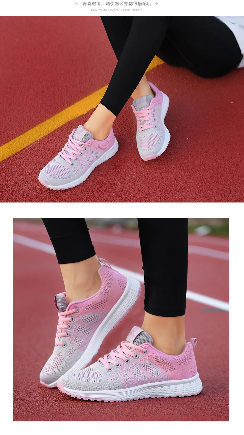 Women’s Breathable Platform Running Sneakers