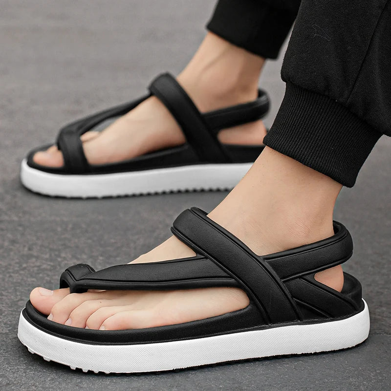 Couple Flip-Flops for Men and Women Summer Outer Wear Non-Slip Wear-Resistant Flip-Flops Outdoor Sports Beach Sandals