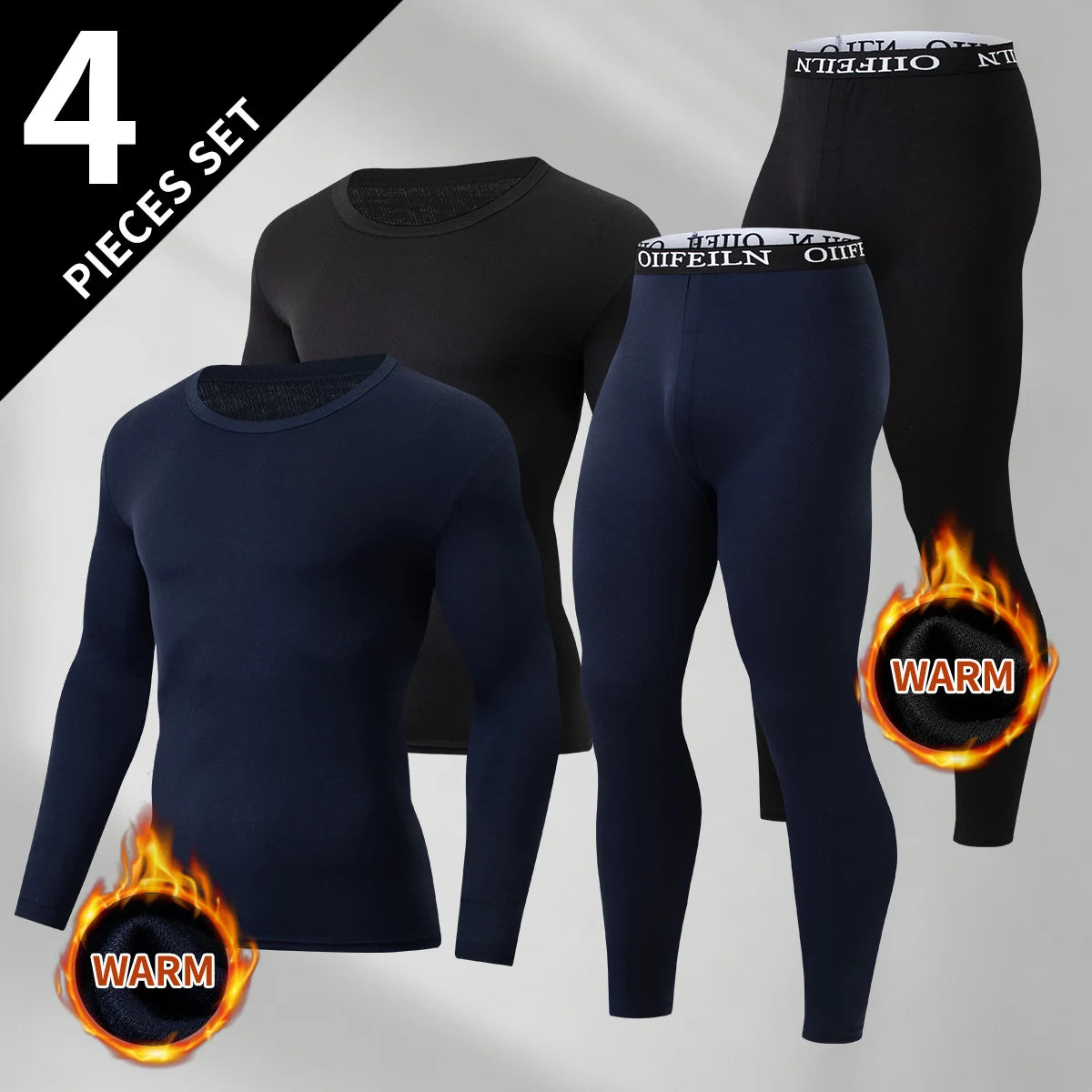 Men's Classic Thermal Underwear Set