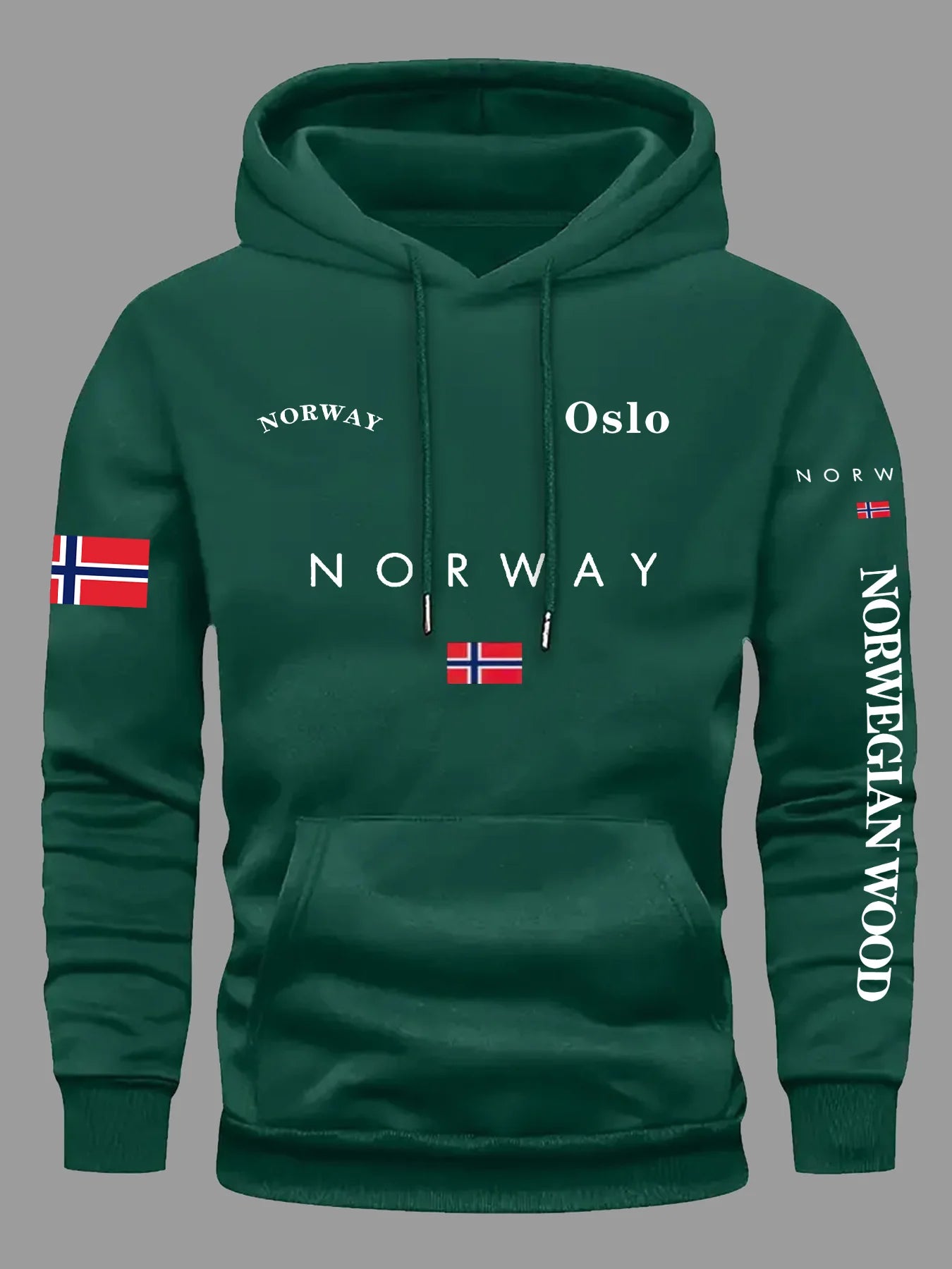 2026 Norway Flag Hoodie for Men & Women Outdoor Sports Running Fitness Casual Streetwear Autumn Winter Sweatshirt Top
