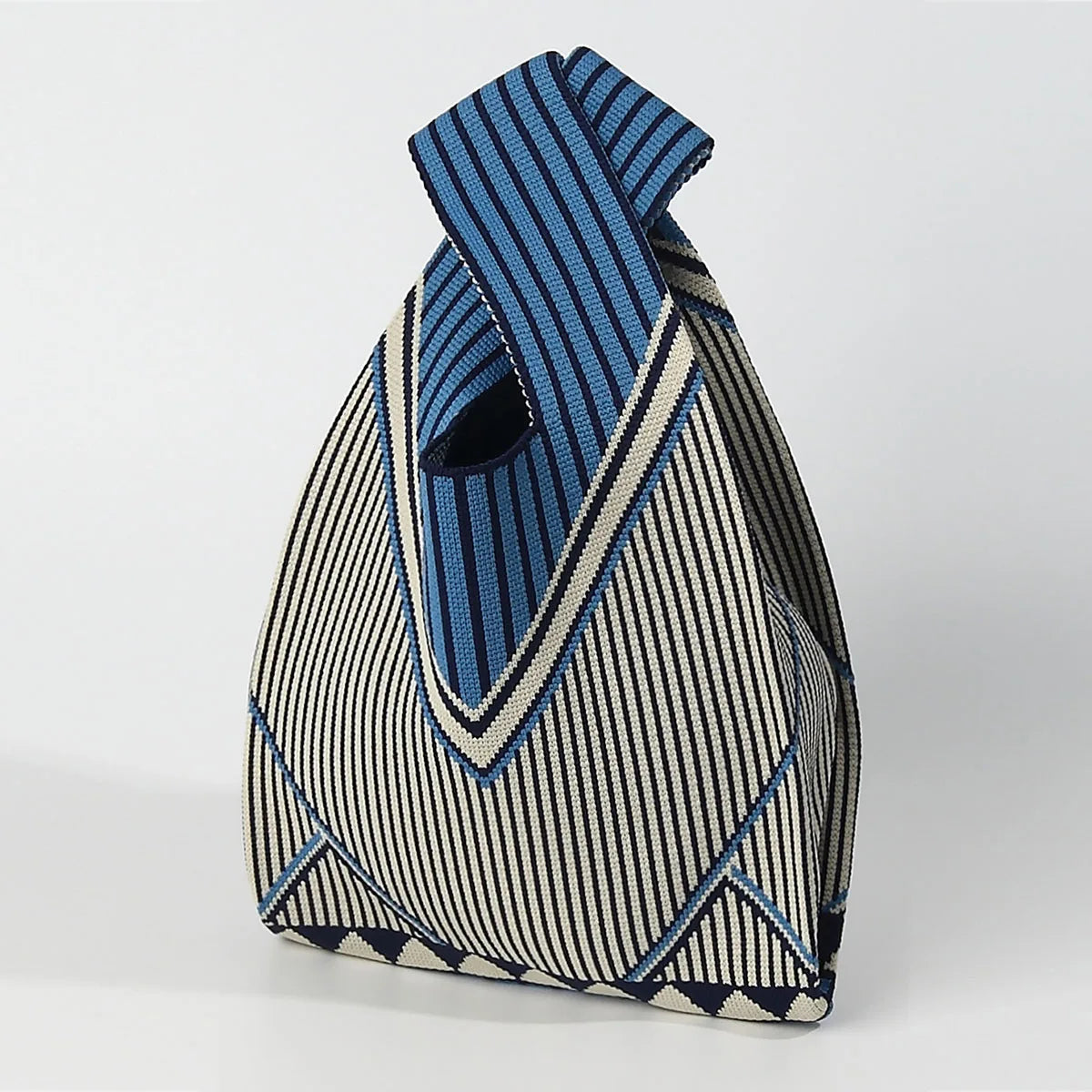 Simple Casual Knitted Handbag – Soft, Foldable & Versatile Tote