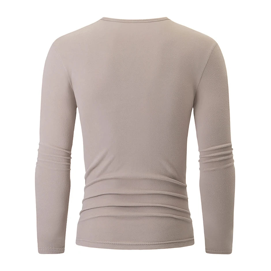 Men's Stretch Thermal Long Sleeve Base Layer