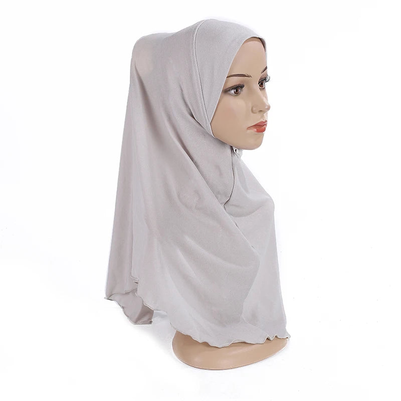 Girls’ Pull-On Amira Hijab Hat – Soft & Comfortable